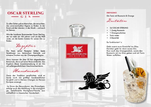 Oscar Sterling Gin -567